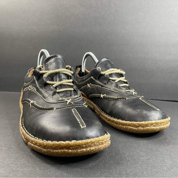 Josef Seibel Shoes Josef Seibel Womens Leather Loafer Lace Up European Comfort Shoe Size 4